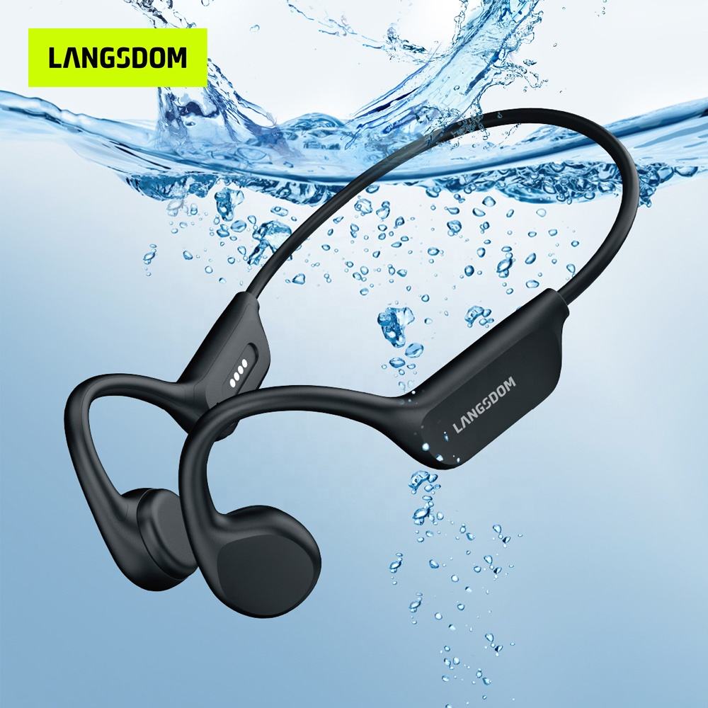 Waterproof Headset Swimming Bluetooth Headphones