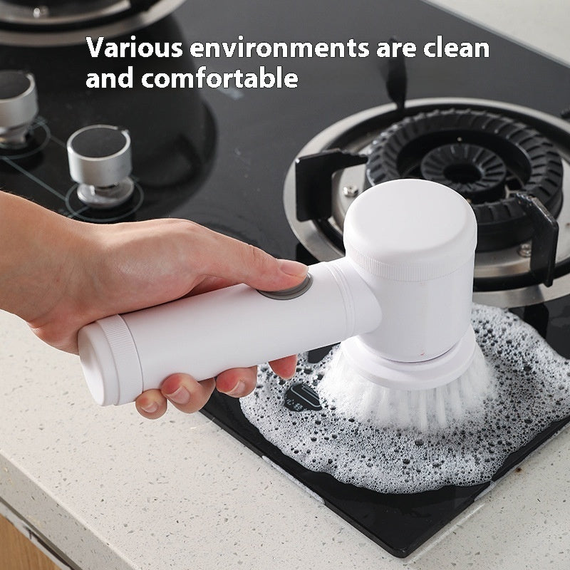 Long Handle Dish Brush Automatic Liquid Adding